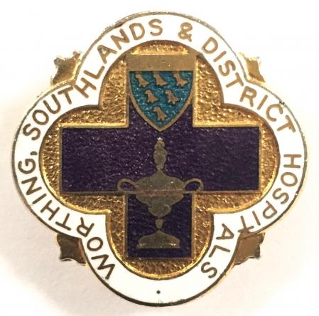 Worthing Southlands & District Hospitals nurses badge