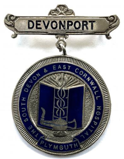 South Devon & East Cornwall Hospital Plymouth Devonport badge.