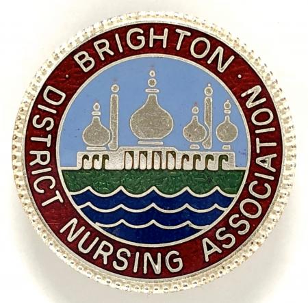 Brighton District Nursing Association nurses badge