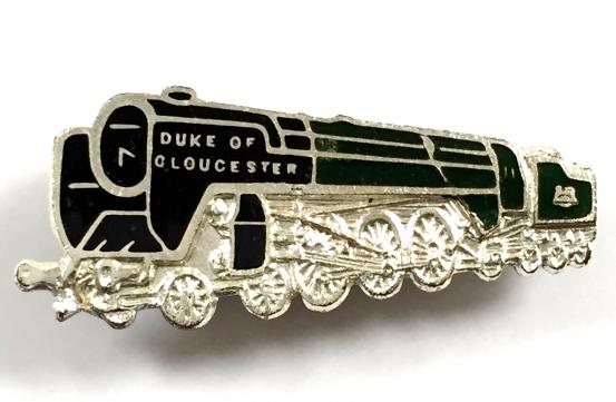 Duke of Gloucester steam locomotive train badge