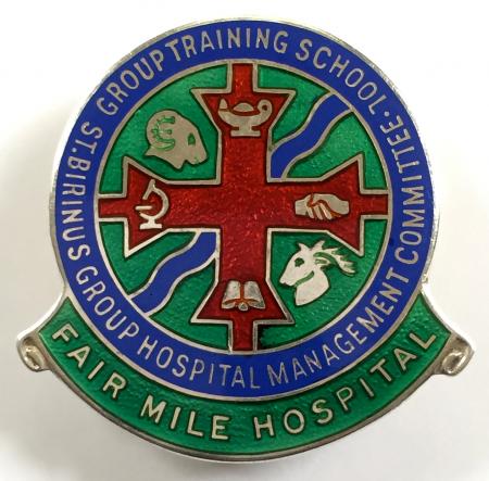 Fair Mile Hospital 1969 silver psychiatric nurses badge