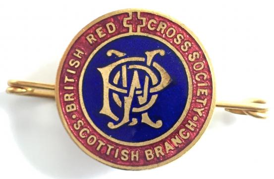 WW2 British Red Cross Society Scottish Branch prisioner of war badge.