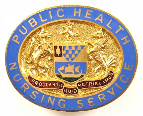 Belfast Public Health nursing service badge