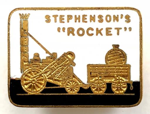 Stephensons Rocket badge for donation to The Railway Servants Orphanage