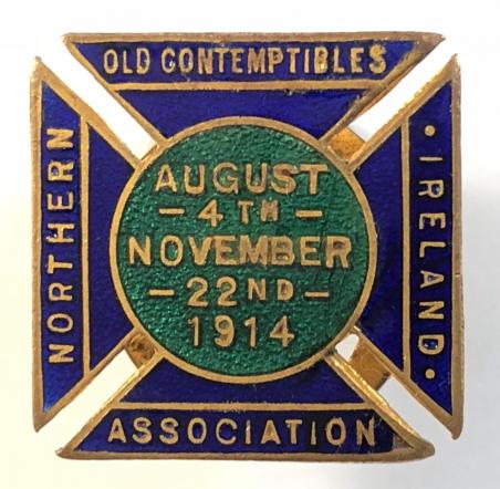 Old Contemptibles Association Northern Ireland badge.