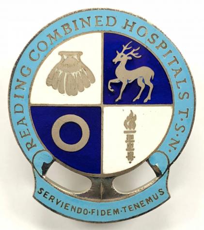 Reading Combined Hospitals training school for nurses silver badge