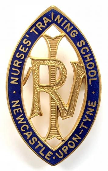 Royal Victoria Infirmary Nurses Training School Newcastle badge