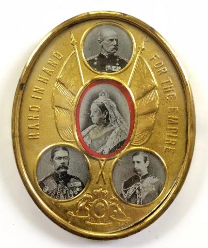 Boer War Generals Hand in Hand For The Empire patriotic photo frame