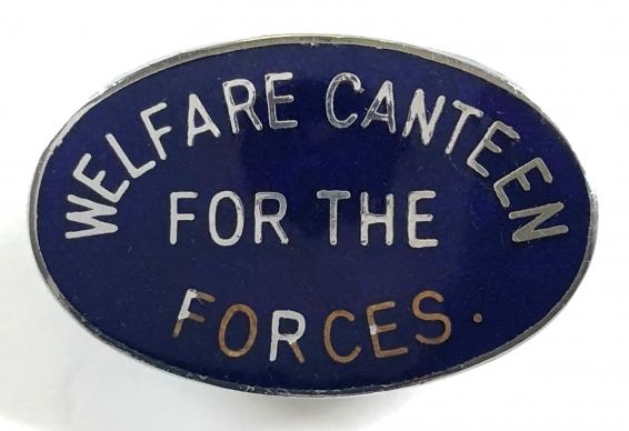 WW2 Welfare Canteen for the Forces home front badge