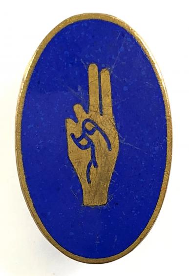Girl Guides Brownie Golden Hand world membership badge