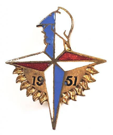 Festival of Britain 1951 souvenir badge