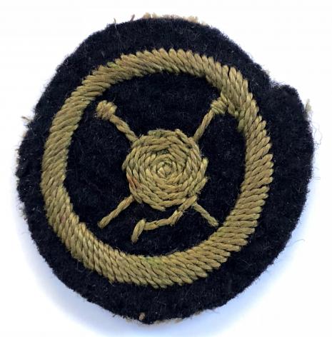 Girl Guides knitter proficiency felt cloth badge