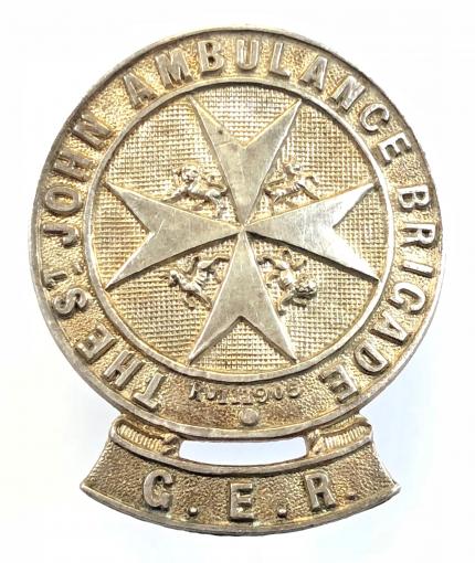 St John Ambulance Brigade Great Eastern Railway arm badge