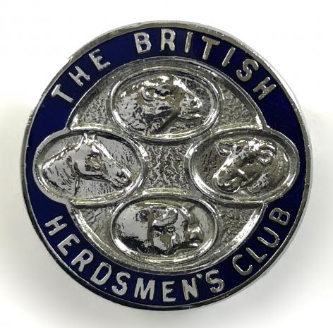 The British Herdsmens Club membership badge