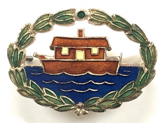 Girl Guides Our Ark houseboat badge by J.R.Gaunt