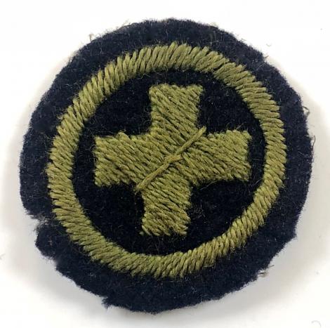 Girl Guides child nurse proficiency felt cloth badge