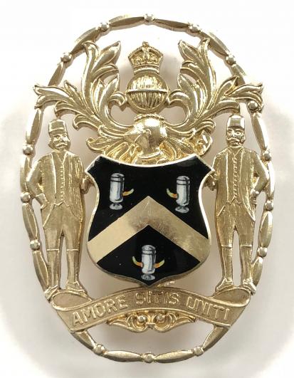 The Worshipful Company of Tin Plate Workers silver badge
