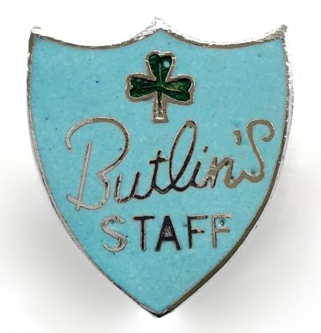 Butlins Mosney holiday camp Ireland numbered staff badge