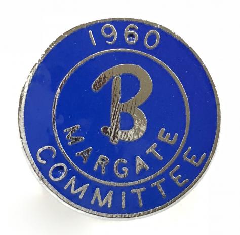 Butlins 1960 Margate committee badge