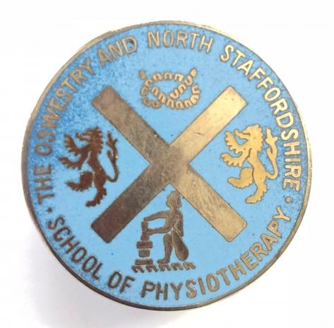 Oswestry and North Staffordshire school of physiotherapy badge