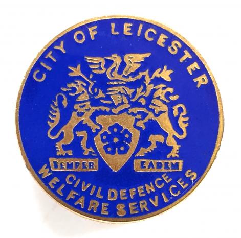 City of Leicester Civil Defence Welfare Services home front badge