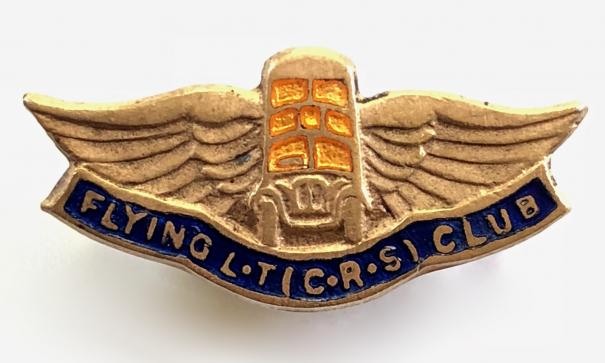 London Transport Central Road Services Flying Club winged bus badge