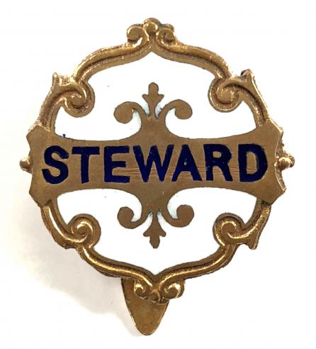 Freemasonry Masonic Stewards lapel badge