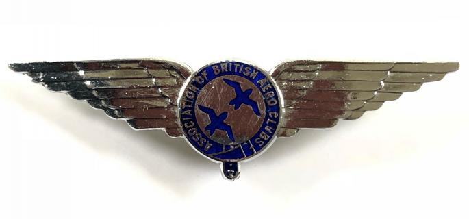 Association of British Aero Clubs badge circa 1950's