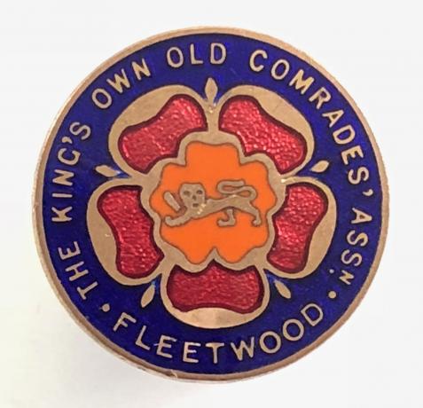 The King's Own Old Comrades Association Fleetwood OCA badge