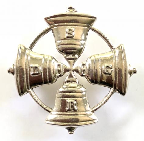 Salisbury Diocesan Guild of Ringers SDGR 1978 silver bell badge