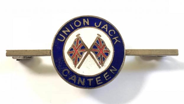 Union Jack Canteen Services Rendered home front badge