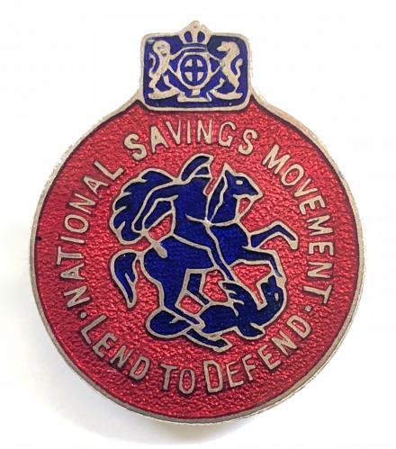 WW2 National Savings Movement lady committee member badge by Toye & Co