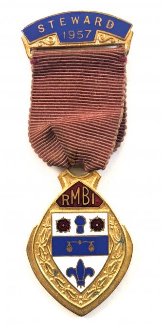Royal Masonic Benevolent Institution 1957 RMBI Charity Festival Jewel