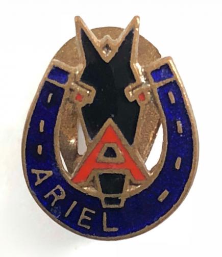 Ariel Motorcycle Company Birmingham advertising badge circa 1930's