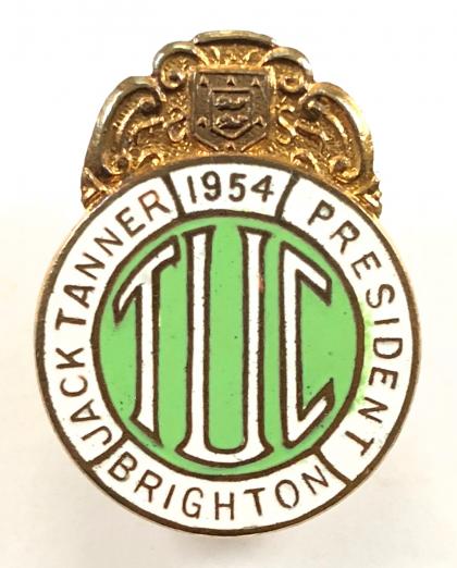 Trades Union Congress 1954 Brighton TUC badge