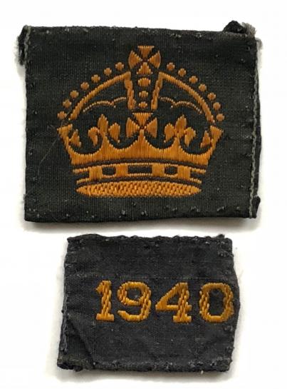 WW2 Girl Guides war service badge 1939 -1945