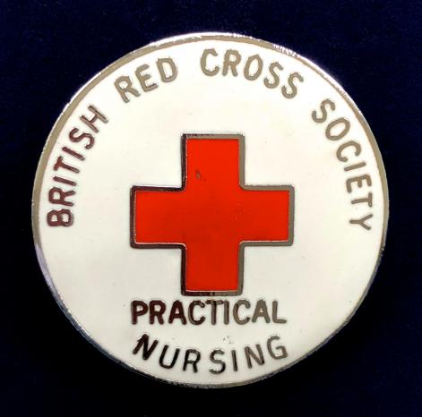 British Red Cross Society practical nursing badge