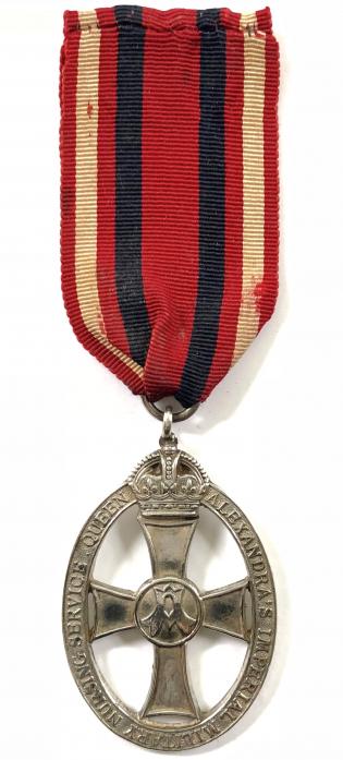 Queen Alexandras Imperial Military Nursing Service 1929 QAIMNS silver tippet medal
