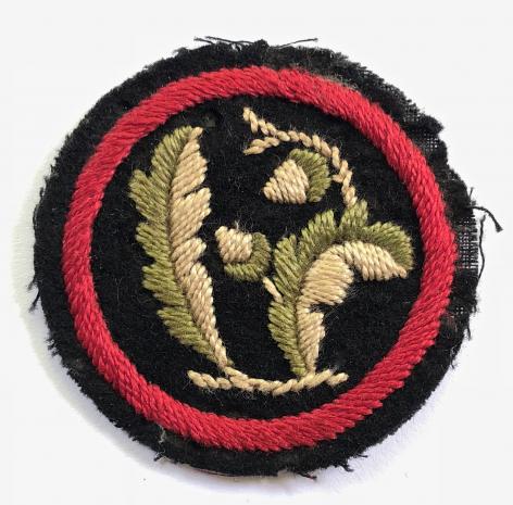 Girl Guides Oak Tree patrol emblem felt cloth badge circa pre 1930