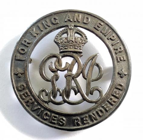 WW1 5th Battalion King's Liverpool Regiment silver war badge