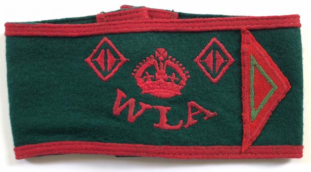 Womens Land Army WLA two and a half year service armband