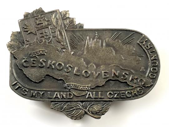 In memory of a Czechoslovak soldier Great Britain 1941 badge