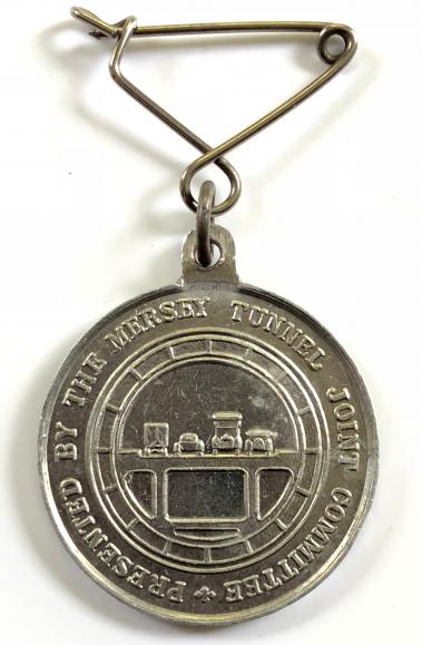 King George V & Queen Mary 1934 opening of Mersey Tunnel commemorative medal