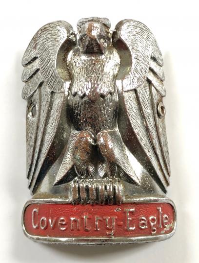 Coventry Eagle bicycle head tube badge