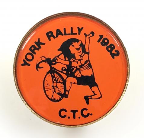 Cyclists Touring Club 1982 CTC York rally badge