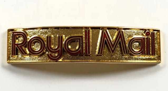 Royal Mail postmans cap badge c1980's made by Manhattan Windsor