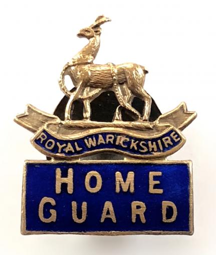 Royal Warwickshire Home Guard battalion lapel badge