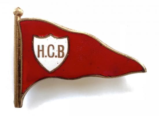 H.C.Banham Boatyard Norfolk Broads burgee flag pin badge