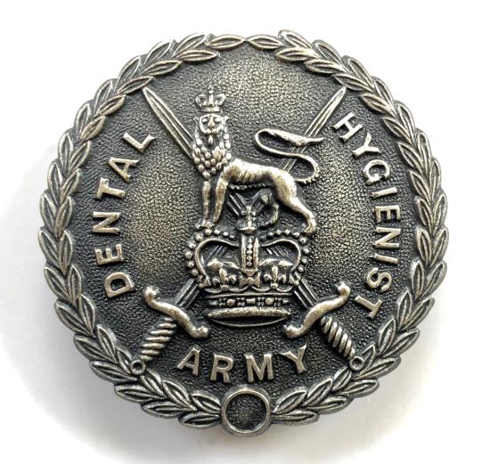 Army Dental Hygienist RADC and QARANC qualification badge WODC 1955