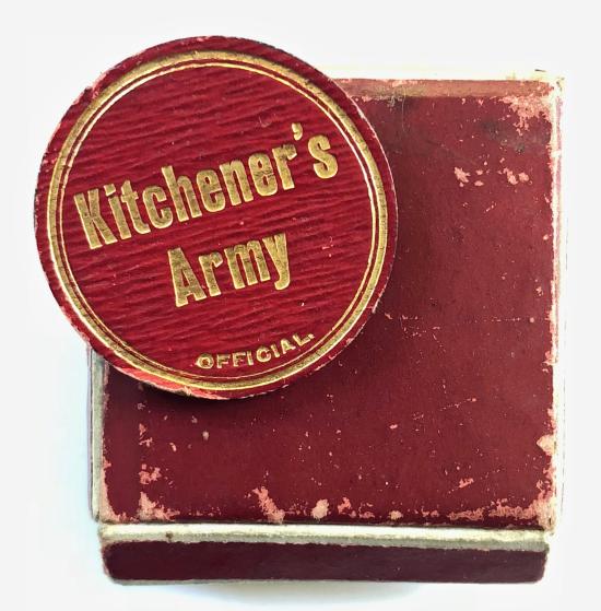 Kitchener's Army Official 1914 cardboard badge
